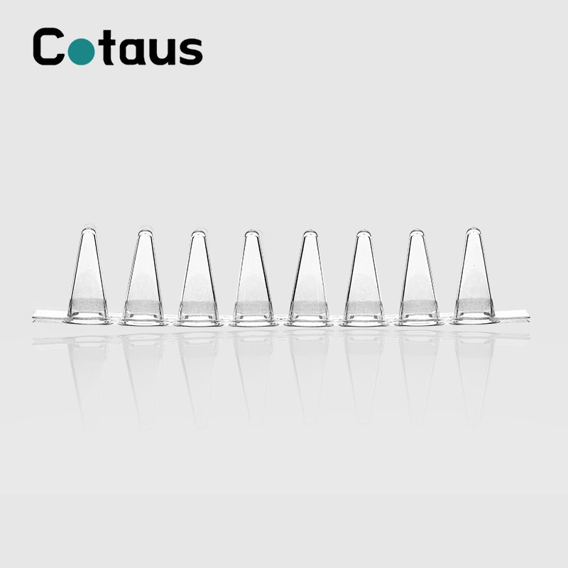 0.1ml ግልጽ PCR 8-Strip ቱቦዎች